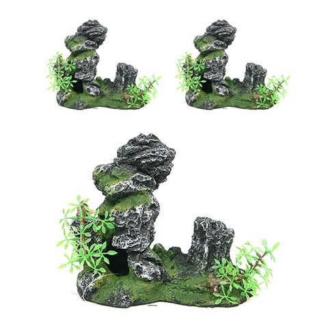 인조돌산 수조 모형장식 SH5107, 3개