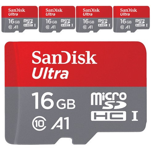 샌디스크 울트라 마이크로SDXC SDSQUAR-016G 5p, 16GB, 5개