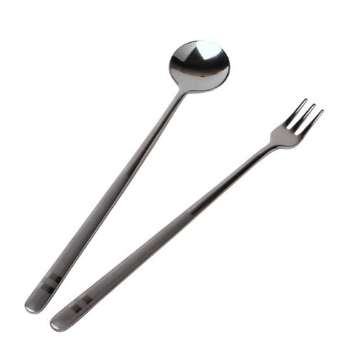 블룸엣홈 스마트 미니 롱스푼 5p + 미니 롱포크 5p, 1세트
