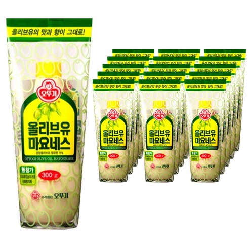 오뚜기 올리브유 마요네스, 300g, 16개