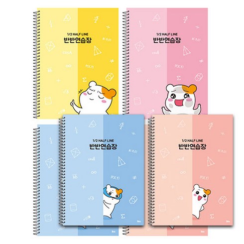 아이비스 에비츄 반반 연습장 EB11100, 랜덤발송, 6개입