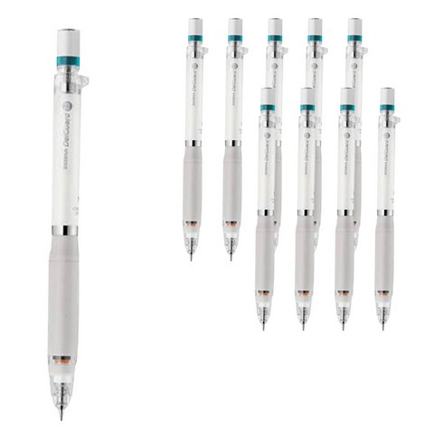 제브라 델가드ER 샤프 MA88 화이트, 0.5mm, 10개