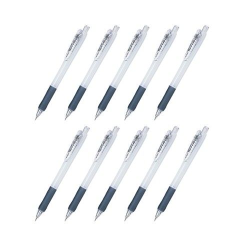 제브라 타프리클립 샤프 화이트 MN5, 0.5mm, 10개