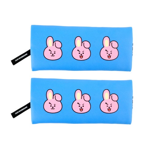 라인프렌즈 BT21 플랫필통, 쿠키, 2개입