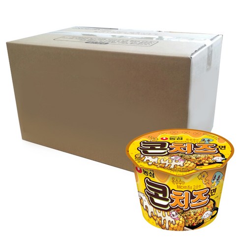 농심 콘치즈면 104g, 16개