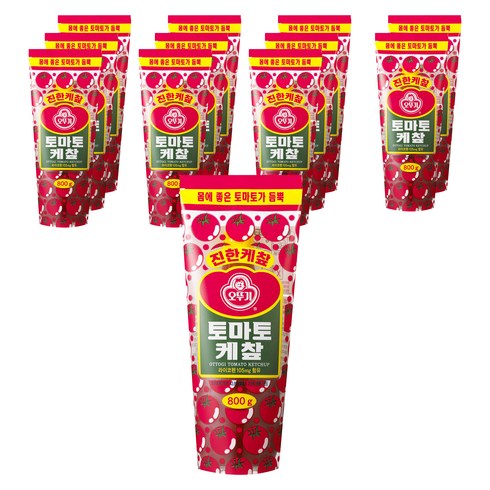 오뚜기 토마토 케챂, 800g, 12개