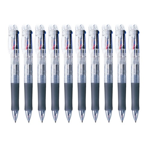 제브라 클립온 3C 멀티펜 0.7mm, 클리어, 10개