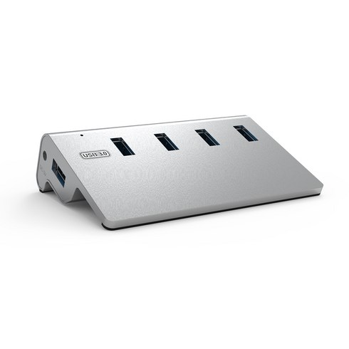 넥스트유 이지넷유비쿼터스 USB3.0 알루미늄 4포트 스탠드형 USB허브 NEXT-315UH, 혼합색상