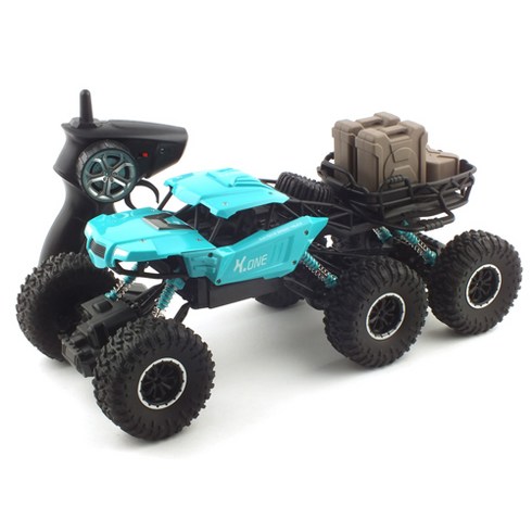 레프리카 2.4GHz 1/18 6x4 락클라울러 엑스원 전동RC카 SXT452006MI, 블루, 1개
