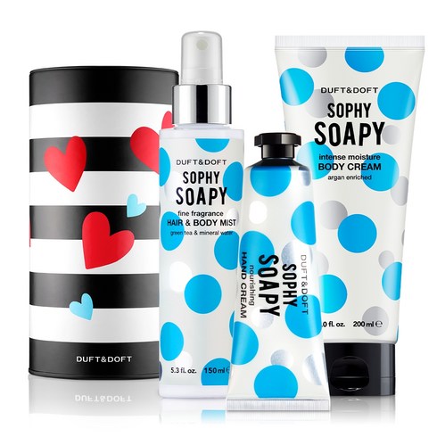 더프트앤도프트 소피소피 핸드앤바디 3종세트 핸드크림 50ml + 바디미스트 150ml + 바디크림 200ml, 1세트