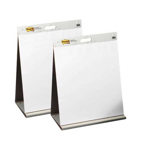 포스트잇 테이블 탑 이젤패드 50.8 x 61 cm 563R, 흰색, 1개입, 2개