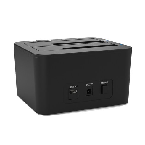 넥스트유 2bay USB 3.1 Type C HDD도킹스테이션, NEXT-965TC, 1개