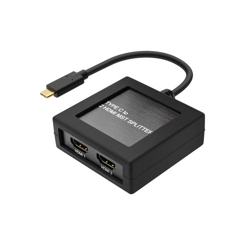 컴스 C타입 HDMI 듀얼 분배기, DM837, 1개