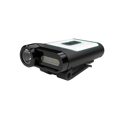 크레모아 캡온 65A 플러스 충전식 LED 캡라이트 CLP-330, Black, 1개