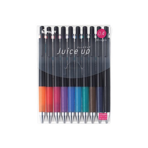 파이롯트 쥬스업 젤잉크펜 0.4mm 10종 LJP200S4-10C, 혼합색상, 1세트
