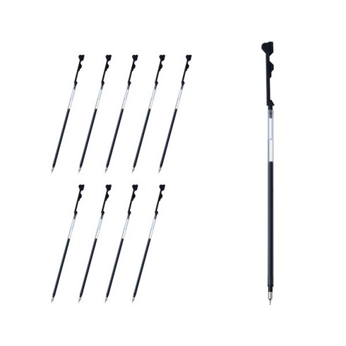 파이롯트 콜레토 리필심 0.5mm LHKRF-10C5, 블랙, 10개