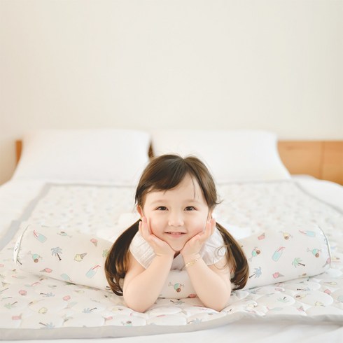 아띠블랑 인견 유아 바디필로우 아기베개, 팜트리