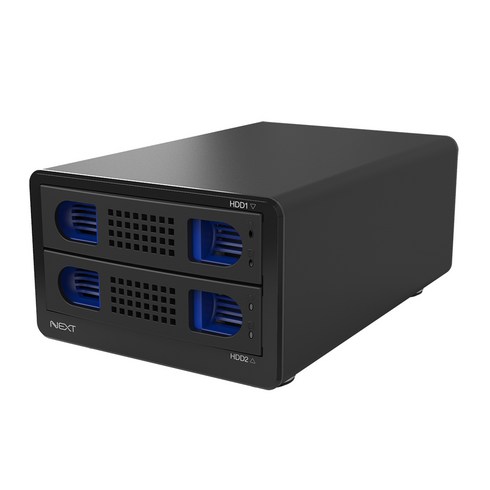 넥스트유 HDD 2베이 TypeC USB 3.1 GEN1 DataStorage, NEXT-802TC RAID, 1개