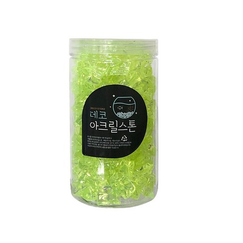 삼호유리 데코 아크릴스톤 소 연두, 1개