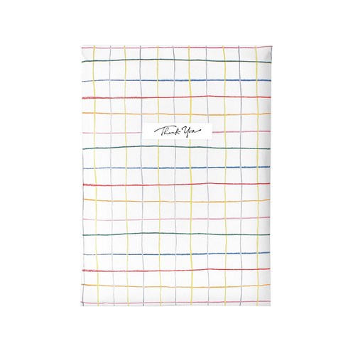 크레용 기프트백M 20p 스티커 20p, 혼합색상, 1세트