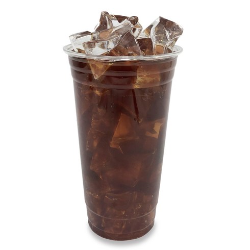 투고팩 투명 PET 아이스컵, 510ml, 1개입, 100개