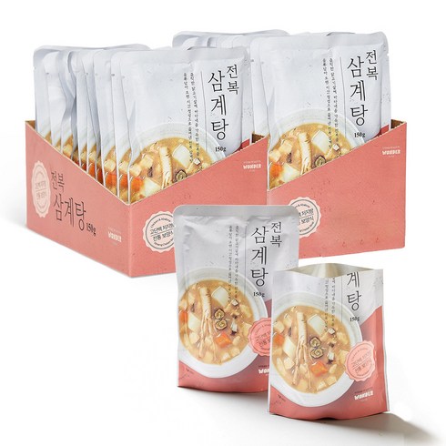 원더푸드 반려동물용 탕, 혼합맛(전복/닭), 150g, 24개