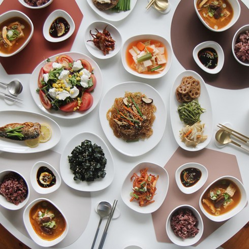 끌리메 페블 4인 그릇세트 30p, 크림화이트, 식기10종, 1세트