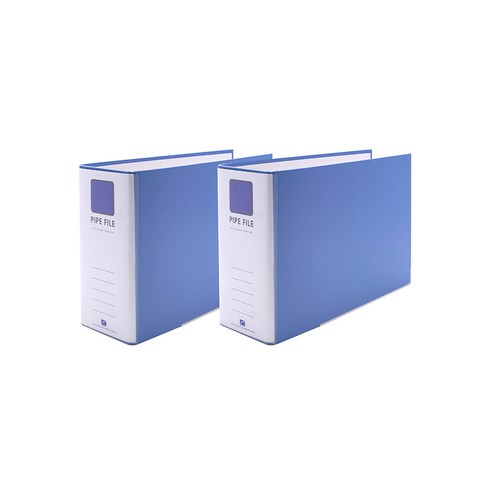 희망사무포인트 2공 파이프 바인더 A4 9X7군, 하늘색, 2개