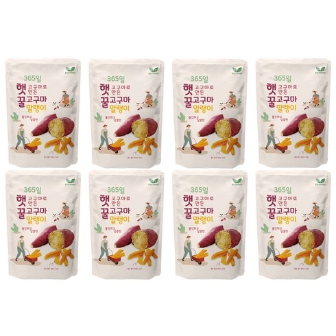 햇고구마를 구워만든 꿀고구마말랭이, 8개, 60g