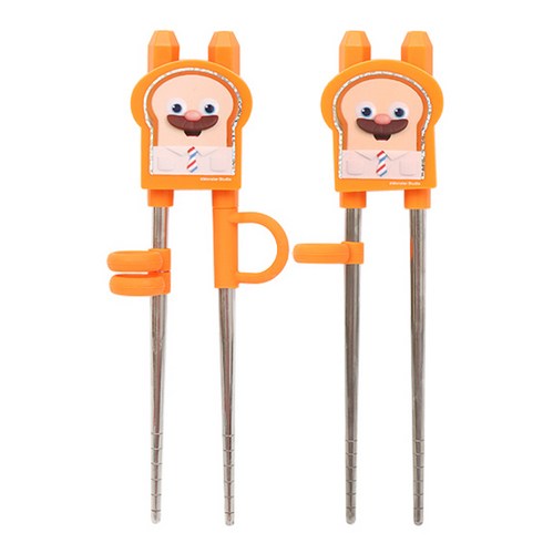 브레드이발소 교정젓가락 세트 1단계 + 2단계, 브레드 단계별(PO094), 2개