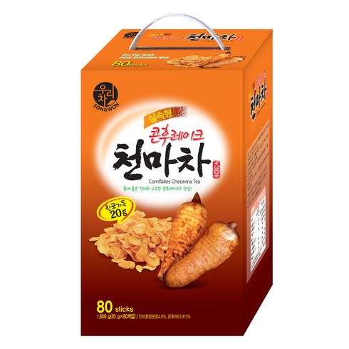 우리차 콘후레이크 천마차 80p, 20g, 80개입, 1개