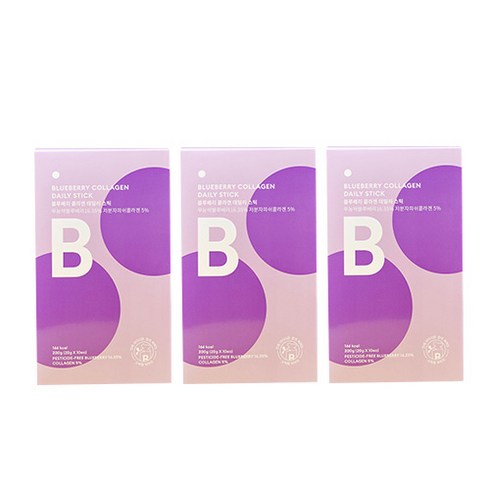 엉클베리하우스 블루베리 콜라겐 데일리 스틱 10p, 200g, 3개