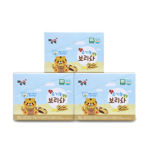 짱죽 순한 쌀눈 보리차, 1.2L, 10개입, 3개