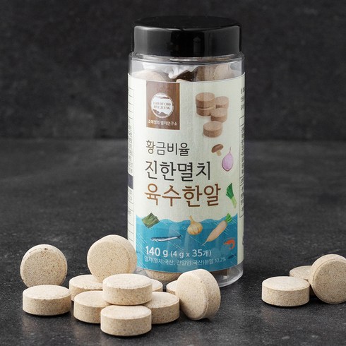 조혜정의멸치연구소 황금비율 진한멸치 육수한알, 4g, 35개입, 1개