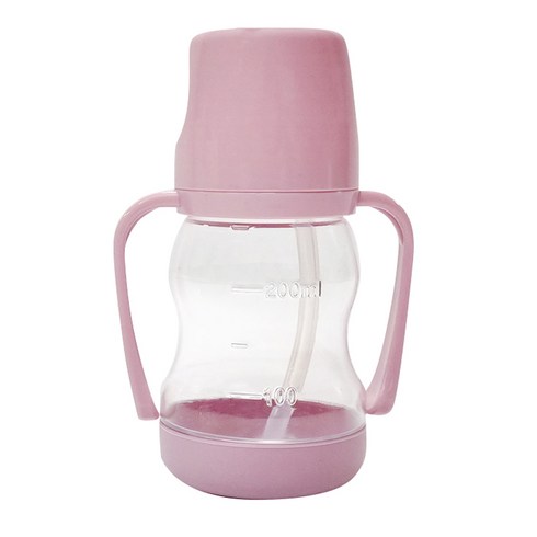 아가프라 라온 빨대컵, 250ml, 1개, Pink