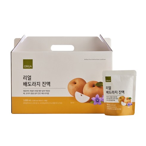 올가홀푸드 리얼 배도라지 진액, 100ml, 30개
