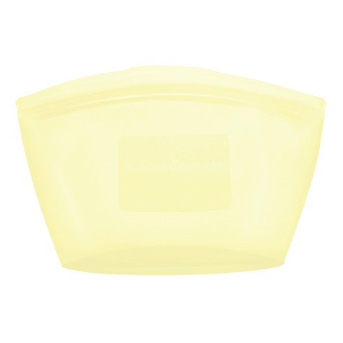실리팟 국산 프리미엄 실리콘 지퍼백 레몬 M, 850ml, 1개