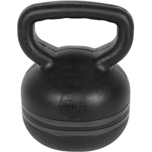 아리프 라인 케틀벨, 블랙, 10kg, 1개