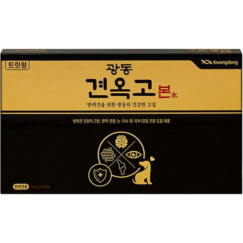 광동제약 견옥고 강아지 본 트릿형 영양제, 30회분, 종합영양제, 1개