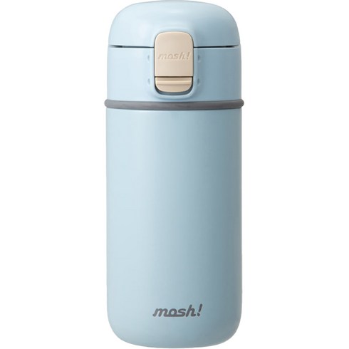 모슈 라떼 원터치 텀블러, 스카이, 450ml, 1개