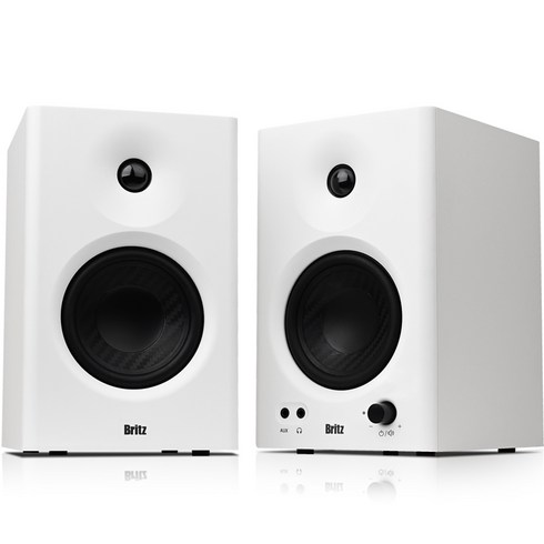 브리츠 스튜디오 모니터 스피커, BR-Monitor4, 화이트