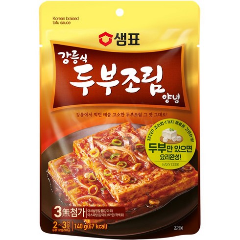 샘표 강릉식 두부조림 양념, 1개, 140g