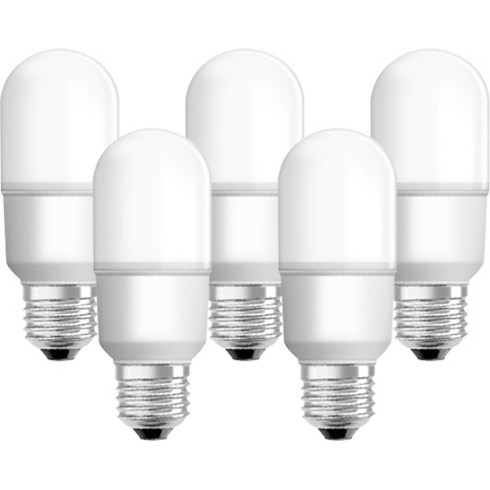 오스람 LED 스틱 램프 9W, 주광색, 5개