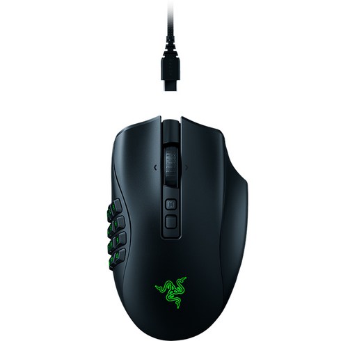 레이저 Naga V2 Pro 무선마우스, RZ01-04400100-R3A1, 블랙