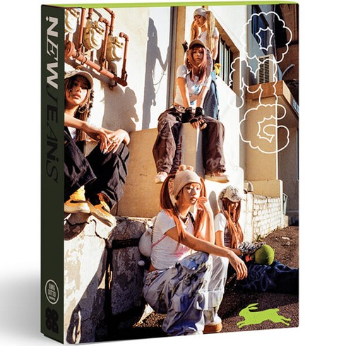 뉴진스 1st Single 'OMG' Message Card ver 6종 중 랜덤1종, 1cd