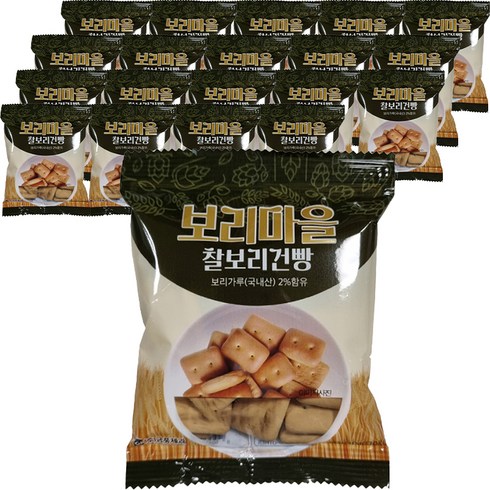금풍제과 보리마을 찰보리 건빵, 30g, 20개