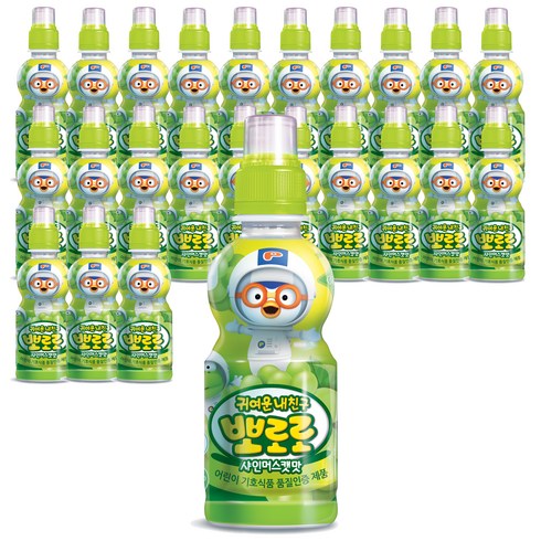 팔도 귀여운 내친구 뽀로로, 24개, 235ml