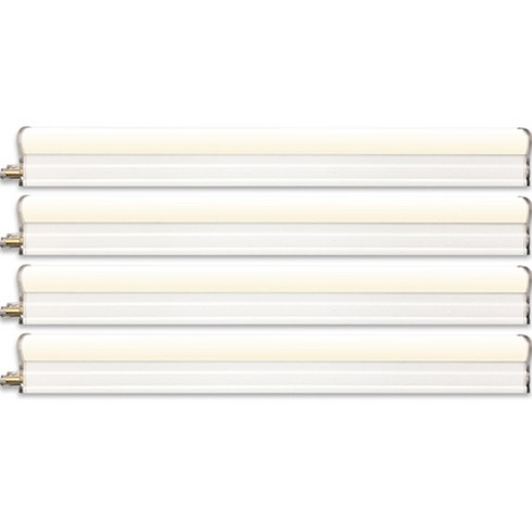 T5 300 LED 5W 주백색 4개, 화이트