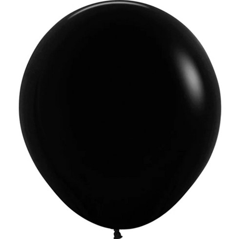 셈퍼텍스 풍선 45cm, 블랙, 25개