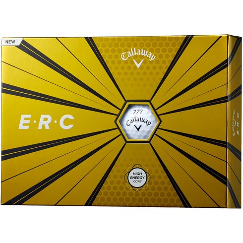 캘러웨이 ERC 19 T라인 골프공 정품볼 3피스 42.67mm, 화이트, 12개입, 1개
